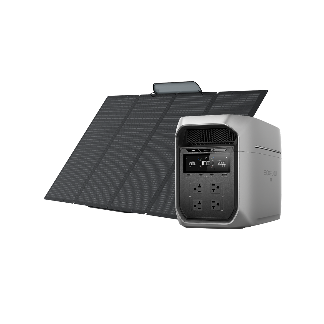 Ecoflow DELTA 3 Max Plus+400w solar panel