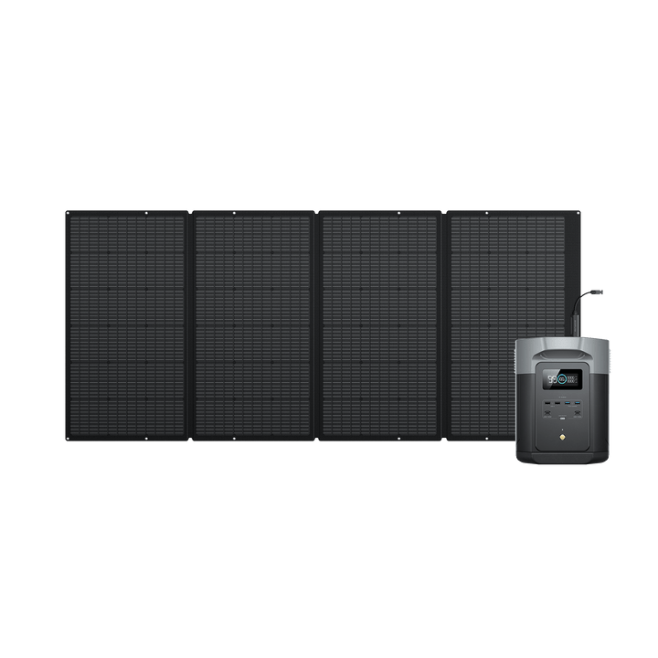 EcoFlow DELTA 2 Max + 400W Portable Solar Panel