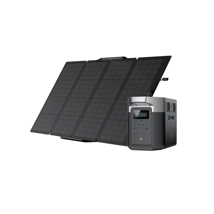 EcoFlow DELTA 2 Max + 160W Portable Solar Panel