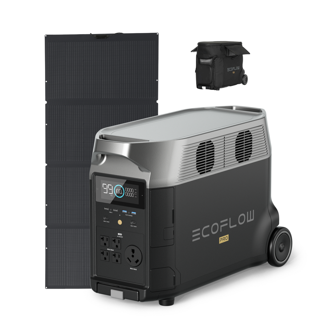 EcoFlow DELTA Pro Solar Generator with Free Bag