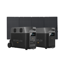 Load image into Gallery viewer, EcoFlow DELTA Pro + Smart Extra Battery + 400W Solar Panel
